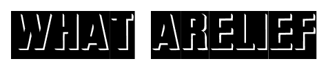 What ARelief font