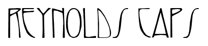 Reynolds Caps font