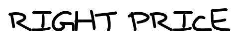 Right Price font