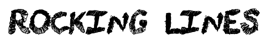 Rocking Lines font