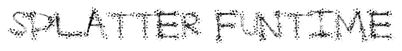 Splatter Funtime font