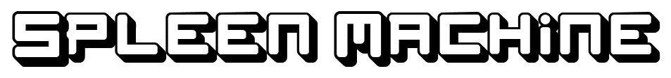 Spleen Machine font