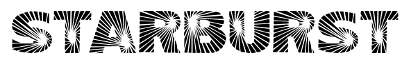Starburst font