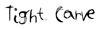 Tight Carve font