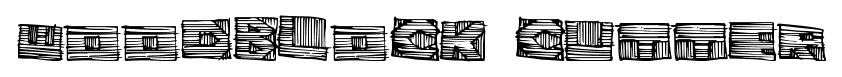 Woodblock Cutter font