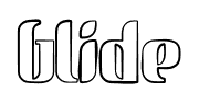 Glide font