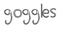 goggles font