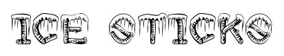 ice sticks font