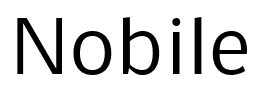 Nobile font