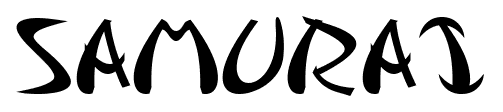 Samurai font