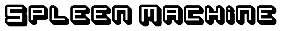 Spleen Machine font