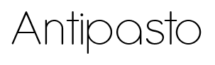 Antipasto font