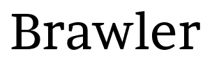 Brawler font