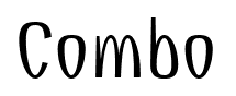 Combo font