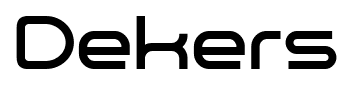Dekers font