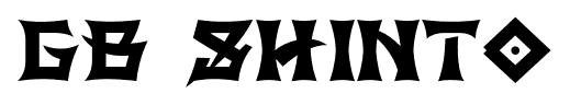 GB Shinto font