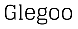 Glegoo font