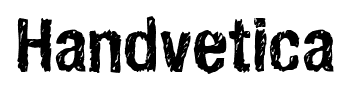 Handvetica font