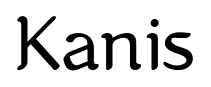 Kanis font