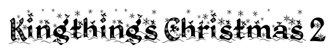 Kingthings Christmas 2 font
