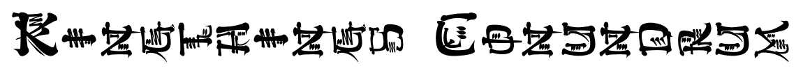 Kingthings Conundrum font