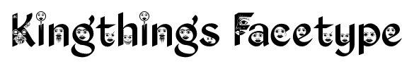 Kingthings Facetype font