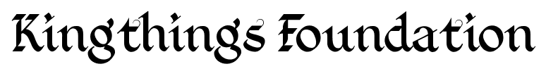 Kingthings Foundation font