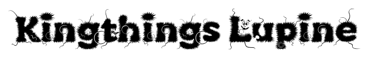 Kingthings Lupine font