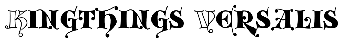 Kingthings Versalis font