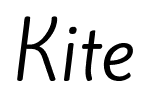 Kite font