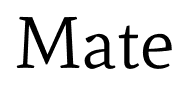 Mate font
