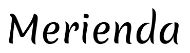 Merienda font