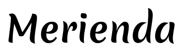 Merienda font
