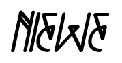 Niewe font