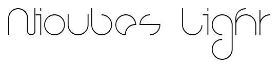 Nioubes Light font