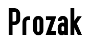 Prozak font