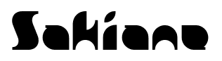 Sakiane font