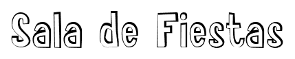 Sala de Fiestas font