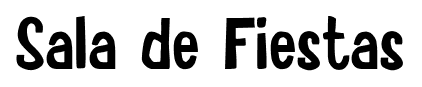 Sala de Fiestas font