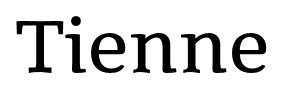 Tienne font