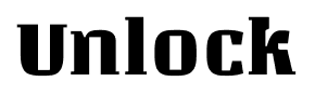 Unlock font