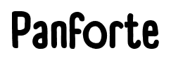Panforte font