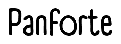 Panforte font