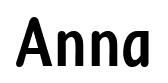 Anna font