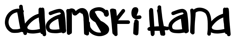 Adamski Hand font