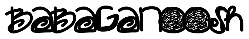 Babaganoosh font