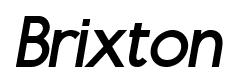 Brixton font