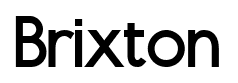 Brixton font
