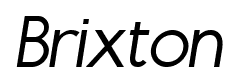 Brixton font