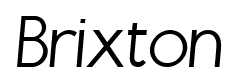 Brixton font